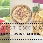 Here’s the scoop on daily serving amounts food groups