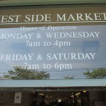 market sign