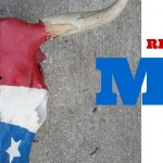 Cow skull becomes family’s college mascot Red, white and blue cow skull