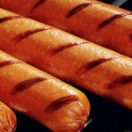 hot dogs on grill