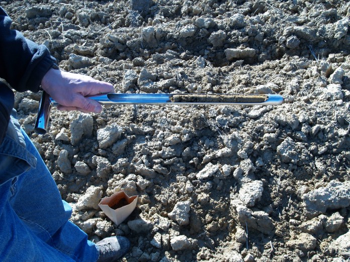 Soil sampling Soil sampling