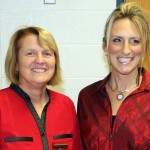 Marge Forbush with Kelly Riley of Wayne SWCD Education Specialist
