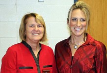 Wayne SWCD presents conservation awards Marge Forbush with Kelly Riley of Wayne SWCD Education Specialist