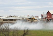 Holmes Co. fire results in total loss of barn Loren and Barn Lang Farm
