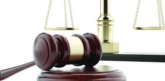 gavel and scales of justice