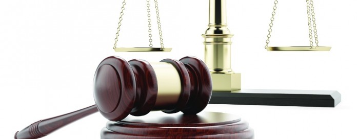 gavel and scales of justice