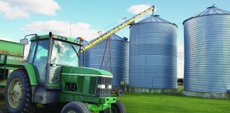 loading grain bins