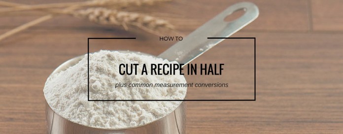 measuring cup of flour