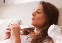 I am not immune woman sick with flu