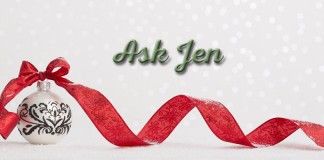 Ask Jen about her Christmas Eve traditions Ask Jen with Christmas ornament