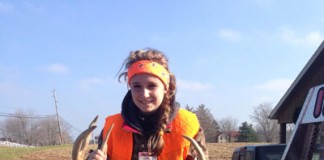 Camp encourages women hunters Kylie McLean with nine-point buck