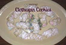 How to make clothespin cookies clothespin cookies on plate