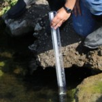 Envirothon students testing water