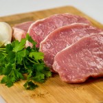 raw pork chops