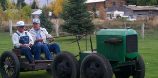 Eimco tractors could be driven by reins Sam Moore and Harold Probasco