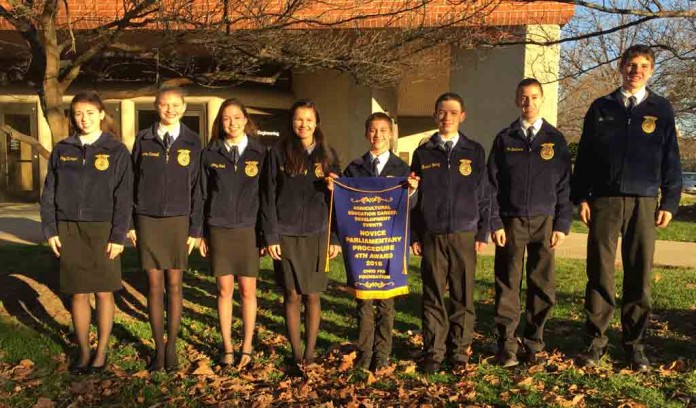 Smithville FFA novice parliamentary procedure team Smithville FFA novice parliamentary procedure team