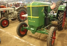 Antique pullers place at farm show tractor pull Deutz antique tractor