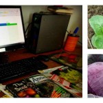 3 ways to plan your garden: paper, virtual or template garden planning and crops collage