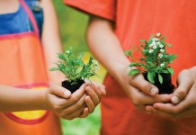 6 ideas for gardening with kids kids holding flowers