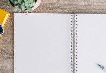 Recordkeeping for the garden notebook and pen