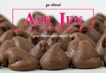 Ask Jen about her Valentine’s Day secret Chocolate chips with Ask Jen text