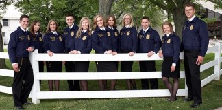 #ThankstoFFA, my future is bright 2015-2016 Ohio State FFA Officer team