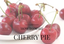 How to make a red tart cherry pie cherries