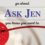 Ask Jen text with cherry