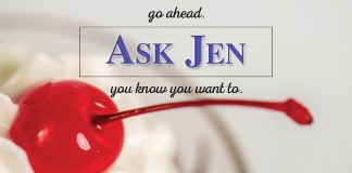 Growing up with a sour cherry tree Ask Jen text with cherry