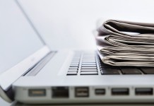 Around the web this week: Feb. 21 laptop and newspapers