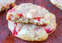 Maraschino Cherry White Chocolate Chip Cookies maraschino cherry white chocolate chip cookies