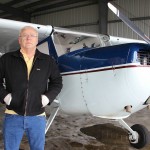 Farming from the air Butch Fisher with Cessna 140