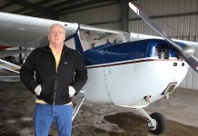 Farming from the air Butch Fisher with Cessna 140