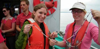 Lake Erie secchi disk