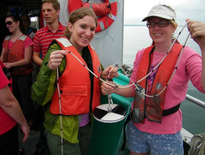 Lake Erie secchi disk