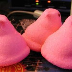 Packing the power of Peeps pink marshmallow peeps