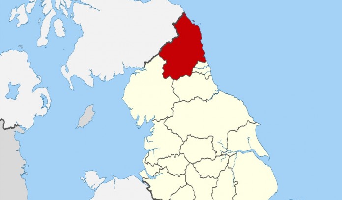 Northumberland map