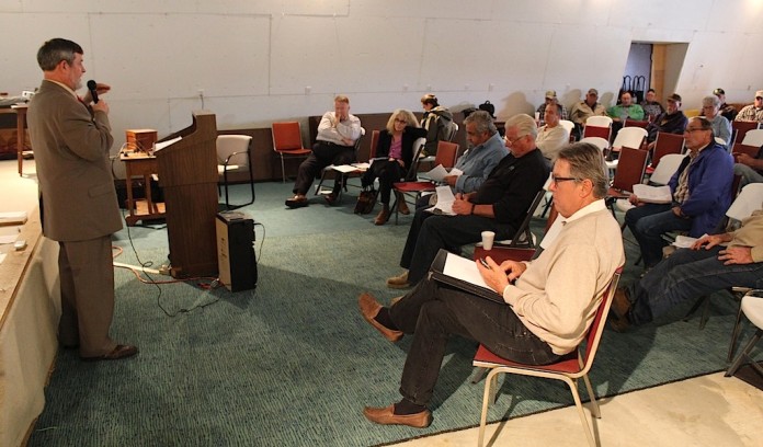 Ted Finnarn speaking