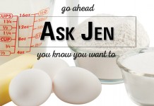 How to make Kifle (Yugoslavian walnut cookies) baking ingredients with Ask Jen text