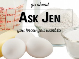 How to make Kifle (Yugoslavian walnut cookies) baking ingredients with Ask Jen text