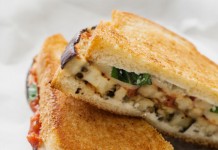 Grilled Eggplant Parmesan Sandwich