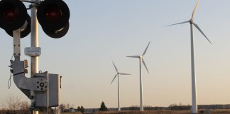 wind turbines
