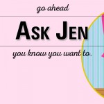 Surprising mom with her favorite food mother and daughter with Ask Jen text