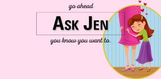 Surprising mom with her favorite food mother and daughter with Ask Jen text