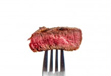 Black Skillet Beef with Greens and Red Potatoes