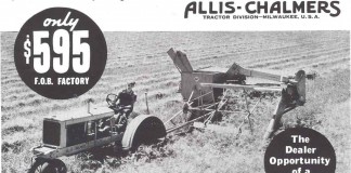 Corn Belt combines have a storied past Allis Chalmers 1937 ad