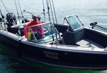 Safety device can stop boat if you fall out boating