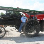 Breakfast on the Farm antique steam engine