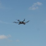 drone in sky