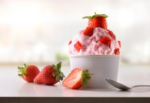 Frozen Strawberry Yogurt